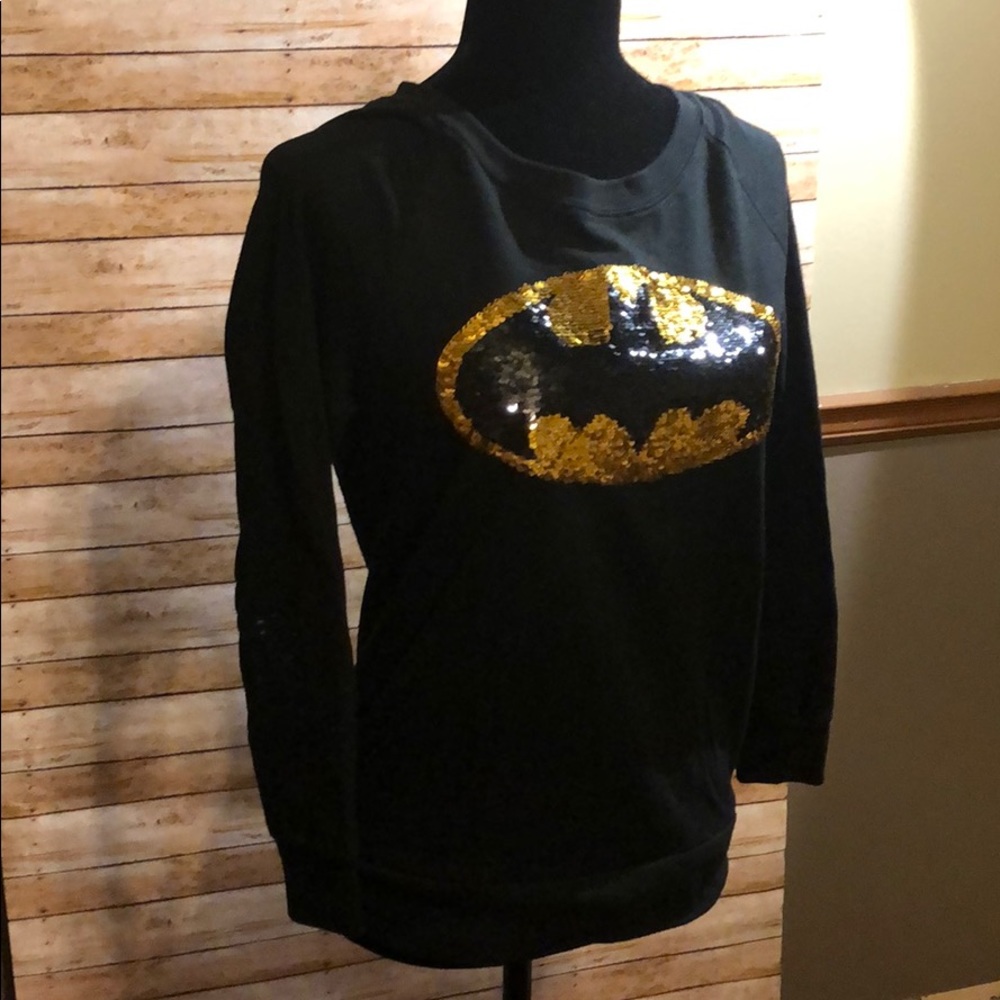 Batman Sequin Sweatshirt. 2 Designs